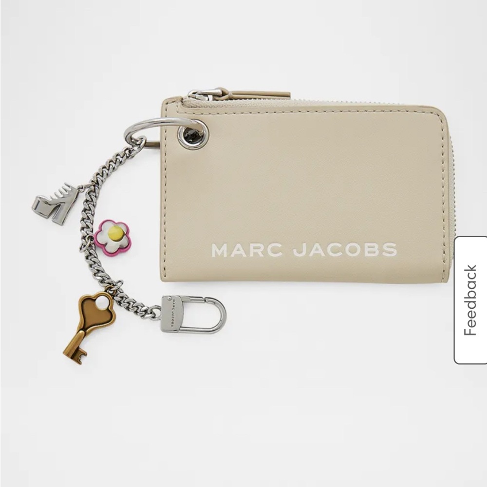 Marc Jacobs Beige Key Holder with Charms